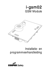 COOPER Safety i-gsm02 Installatiehandleiding