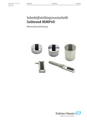 Endress+Hauser Solitrend MMP40 Handleiding Voor Inbedrijfstelling