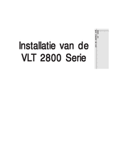 Danfoss VLT 2800 Series Installatiehandleiding