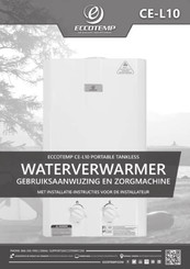 Eccotemp CE-L10 Gebruiksaanwijzing