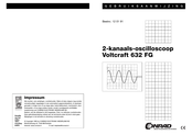 Conrad Voltcraft 632 FG Gebruiksaanwijzing