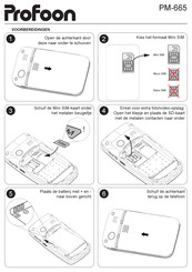 Profoon PM-665 Handleiding