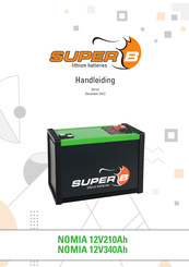 Super B NOMIA 12V340Ah Handleiding