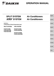 Daikin FUQ125CVEB Handleiding