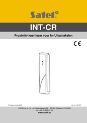 Satel INT-CR Handleiding