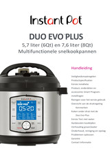 Instant Pot DUO EVO PLUS Handleiding