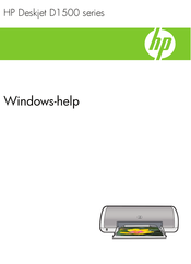 HP Deskjet D1500 Series Helpgids