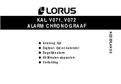 LORUS V072 Gebruiksaanwijzing