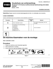Toro Workman GTX Series Installatie-Instructies