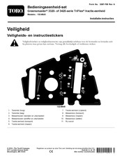Toro Greensmaster TriFlex 3320 Series Installatie-Instructies
