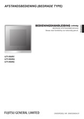 Fujitsu UTY-RVRY Bedieningshandleiding