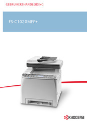 Kyocera FS-C1020MFP+ Gebruikershandleiding