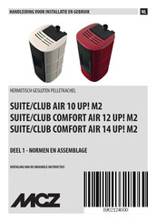 MCZ CLUB AIR 10 UP! M2 Handleiding Voor Installatie En Gebruik