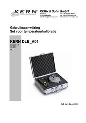 KERN and SOHN DLB-A01 Gebruiksaanwijzing