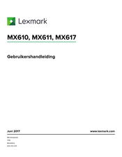 Lexmark MX611 Gebruikershandleiding