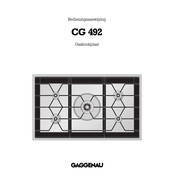 Gaggenau CG 492 Bedieningshandleiding