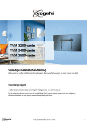 Vogel's TVM 3400 Series Installatiehandleiding