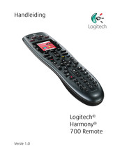 Logitech Harmony 700 Remote Handleiding