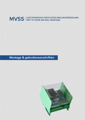 Sentera Controls MVSS Montagehandleiding