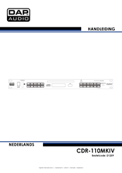 DAP Audio CDR-110MKIV Handleiding