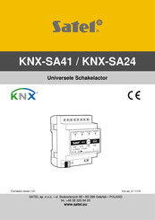 Satel KNX-SA24 Gebruiksaanwijzing