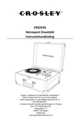 Crosley CR6254A Instructiehandleiding