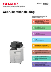 Sharp MX-M7570 Gebruikershandleiding