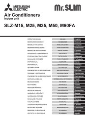 Mitsubishi Electric Mr.SLIM SLZ-M50FA Bedieningshandleiding