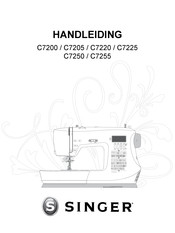 Singer C7225 Handleiding