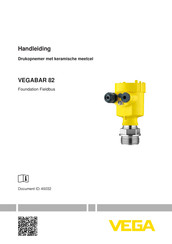 Vega VEGABAR 82 Handleiding