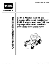 Toro 74409TE Gebruikershandleiding