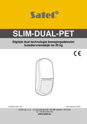 Satel SLIM-DUAL-PET Gebruiksaanwijzing