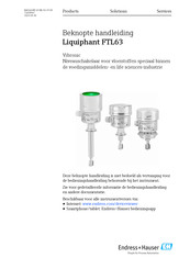 Endress+Hauser Liquiphant FTL63 Beknopte Handleiding