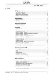 Danfoss VLT 5000 FLUX Handleiding
