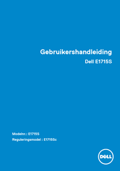 Dell E1715S Gebruikershandleiding