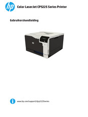 HP Color LaserJet CP5225 Series Gebruikershandleiding