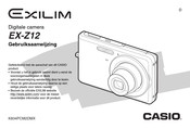 Casio Exilim EX-Z12 Gebruiksaanwijzing