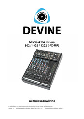 Devine MixDesk 1202 Gebruiksaanwijzing