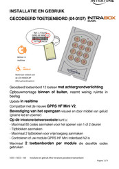 INTRATONE Intrabox Data 04-0107 Handleiding Voor Installatie En Gebruik