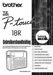 Brother P-touch 18R Gebruikershandleiding