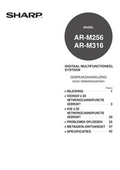 Sharp AR-M256 Gebruiksaanwijzing