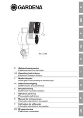 Gardena 1739 Gebruiksaanwijzing