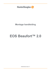 HunterDouglas EOS Beaufort 2.0 Montagehandleiding