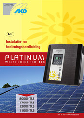 Diehl AKO PLATINUM 17000 TL3 Installatie- En Bedieningshandleiding