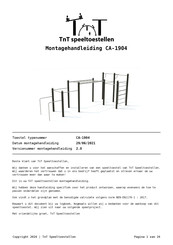 TNT CA-1904 Montagehandleiding