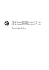 HP DesignJet Z2600 PostScript Gebruikershandleiding