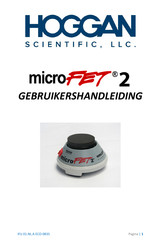 Hoggan Scientific MicroFET 2 Gebruikershandleiding