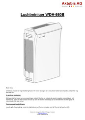 Aktobis AG WDH-660B Gebruikershandleiding