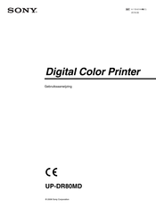 Sony UP-DR80MD Gebruiksaanwijzing