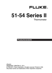 Fluke 51 II Series Gebruiksaanwijzing